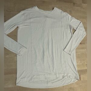 lululemon athletica White/cream Long Sleeve flowy Tee